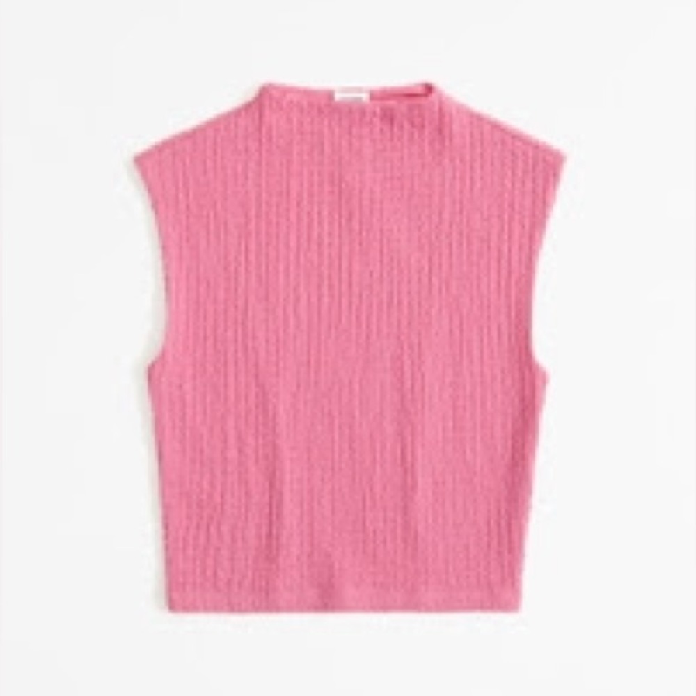 Abercrombie & Fitch Pink Sleeveless Top